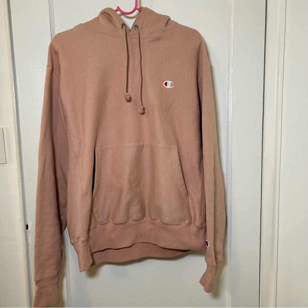 Champion Pink Peach Reverse Weave Hoodie